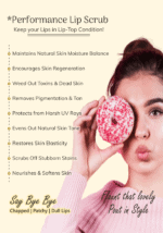 formulator explaining benefits of research and result driven performance of nutrifying gir ghee lip scrub.